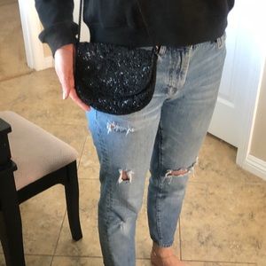 Beaded bag & coin purse